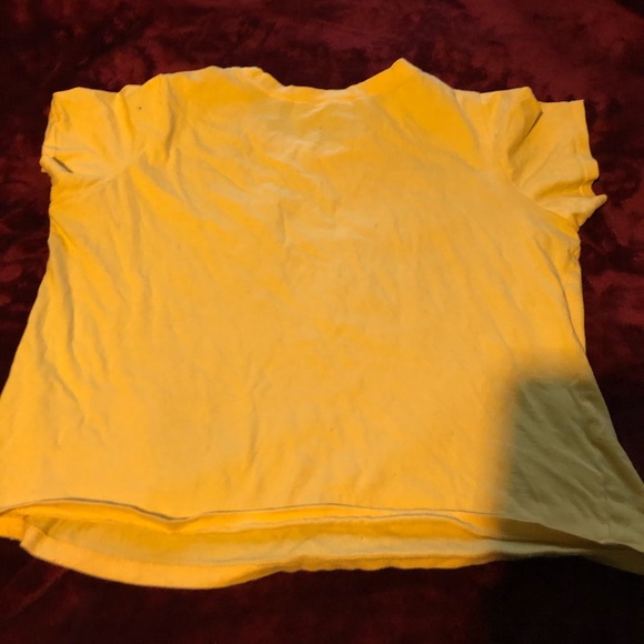 Yellow Crop Top - Picture 2 of 3